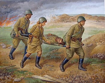 1/72 Soviet Medical Personnel 1941-42 - NO GLUE