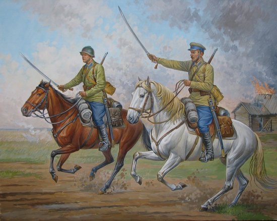 1/72 Soviet Cavalry - NO GLUE