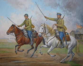 1/72 Soviet Cavalry - NO GLUE