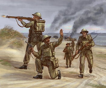 1/72 British Infantry 1939-42 - NO GLUE