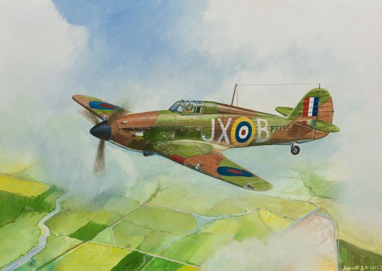 1/144 Hurricane Mk-1 - NO GLUE