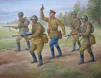 1/72 Soviet Regular Infantry 1941-42 - NO GLUE