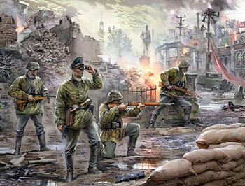 1/72 Ger. Elite Troops 1939-43 - NO GLUE