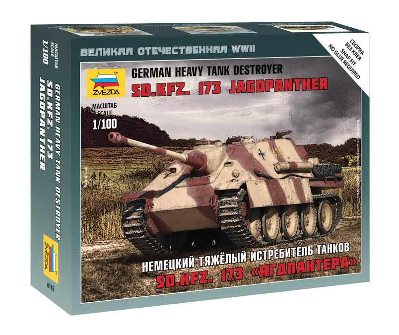 1/100 Sd.Kfz.173 Jagdpanther - NO GLUE