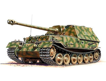 1/100 Sd.Kfz.184 Ferdinand Heavy Tank Destroyer - NO GLUE
