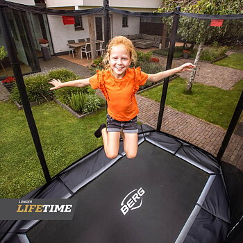 Studsmatta BERG Ultim Favorit inground svart 280 AirFLow + SAFETY NET COMFORT