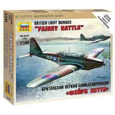 1/144 British Light Bomber Fairey Battle - NO GLUE