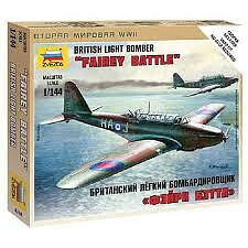 1/144 British Light Bomber Fairey Battle - NO GLUE