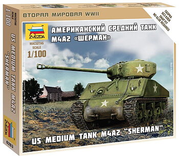1/100 Sherman M-4 - NO GLUE