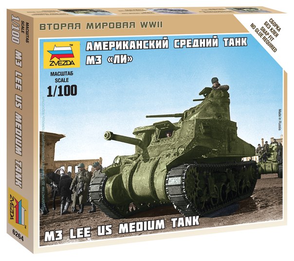 1/100 M-3 Lee - NO GLUE