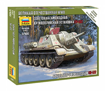 1/100 SU-122 - NO GLUE