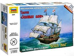 1/350 Golden Hind - NO GLUE