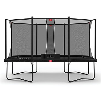 BERG ULTIM Favorit Svart AirFlow 410x250 rektangulär + skyddsnät Comfort