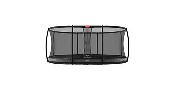 Studsmatta BERG Grand Elite Inground 520x345 Grå AirFlow PRO + safetynet DLX XL