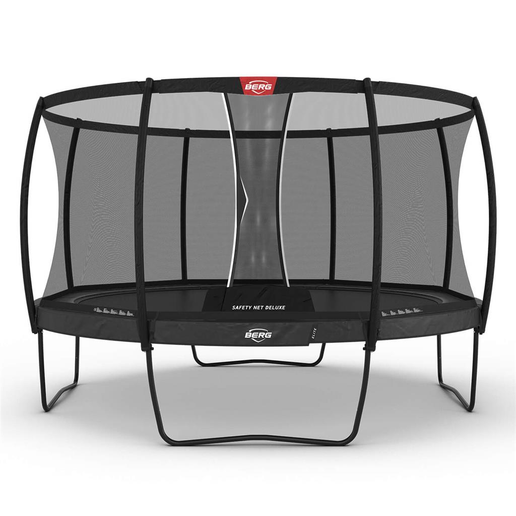 Studsmatta BERG Elite Grey 430 Air Flow PRO + skyddsnät Deluxe