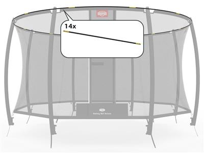 BERG Reservdel Champion SAFETY NET DELUXE - SET TENT TUBES GRAND CHAMPION 520