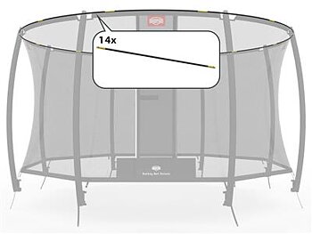 BERG Reservdel Champion SAFETY NET DELUXE - SET TENT TUBES GRAND CHAMPION 520