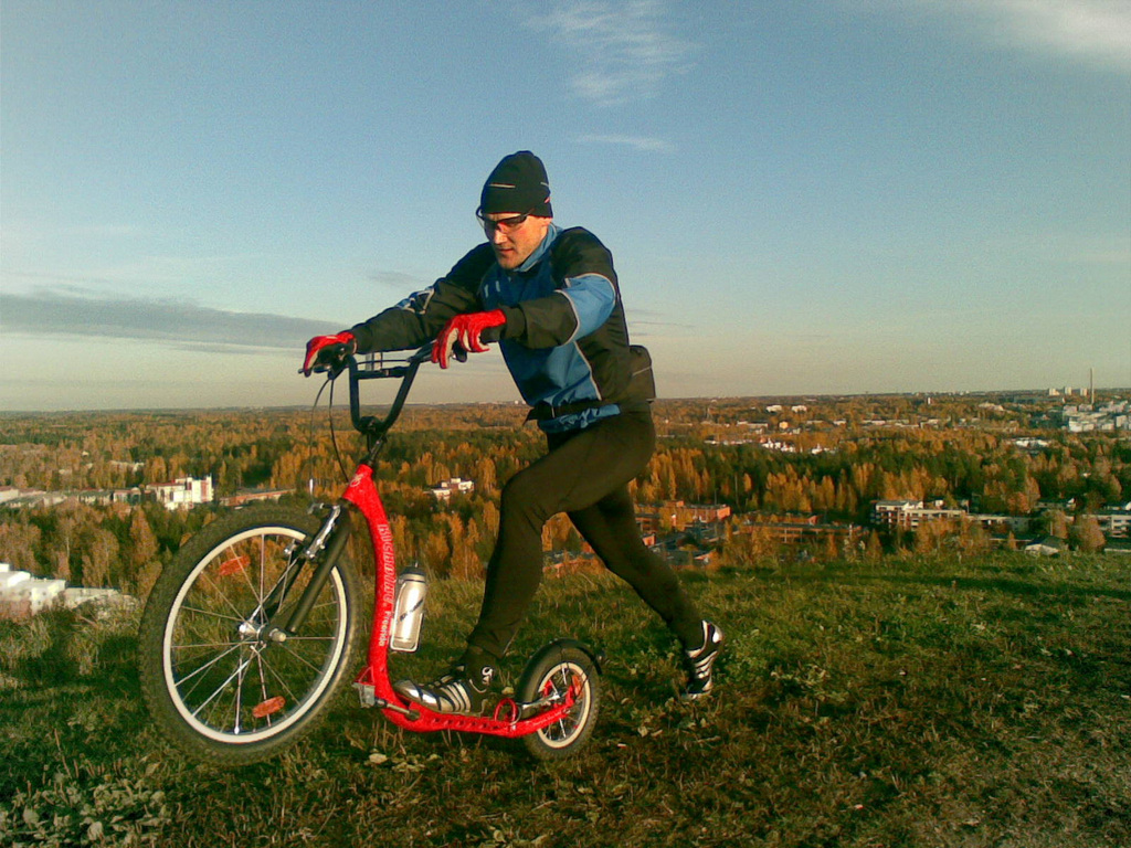 KICKBIKE sparkcykel Freeride röd  - 3