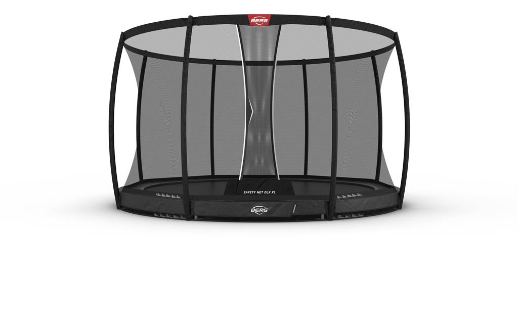 Studsmatta BERG InGround Champion Grå 430 Airflow PRO + skyddsnät DLX XL