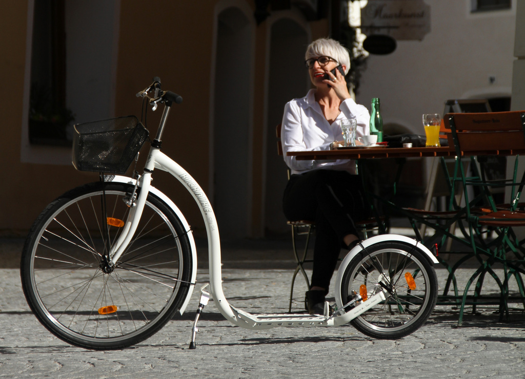 KICKBIKE sparkcykel City G4 vit  - 3