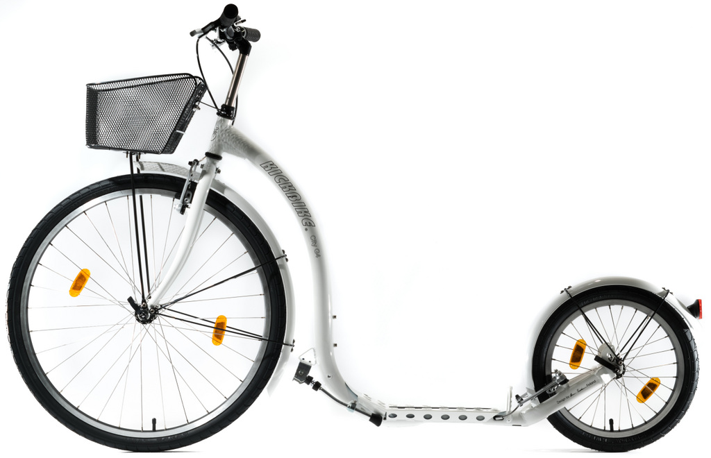 KICKBIKE sparkcykel City G4 vit  - 2