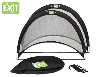 EXIT Flexx hopfällbara pop-up fotbollsmål (2-pack)
