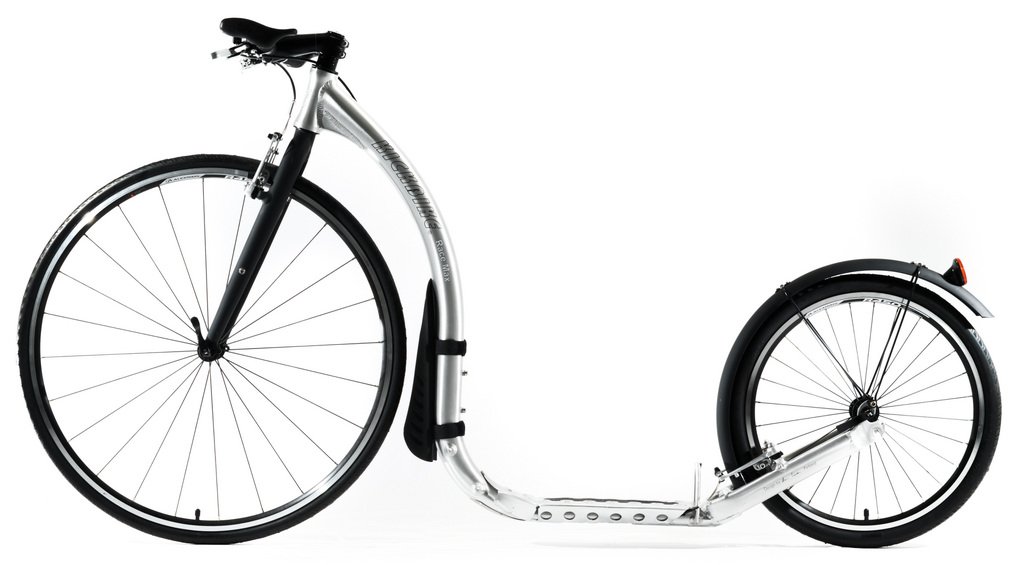 KICKBIKE sparkcykel Race Max 20D silver  - 2