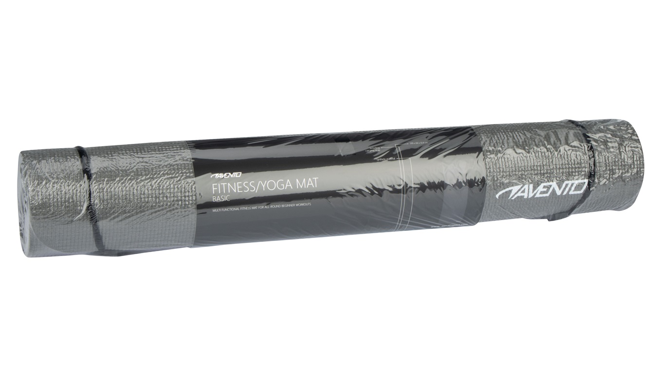 AVENTO Fitness/Yogamatta Basic grå - 4