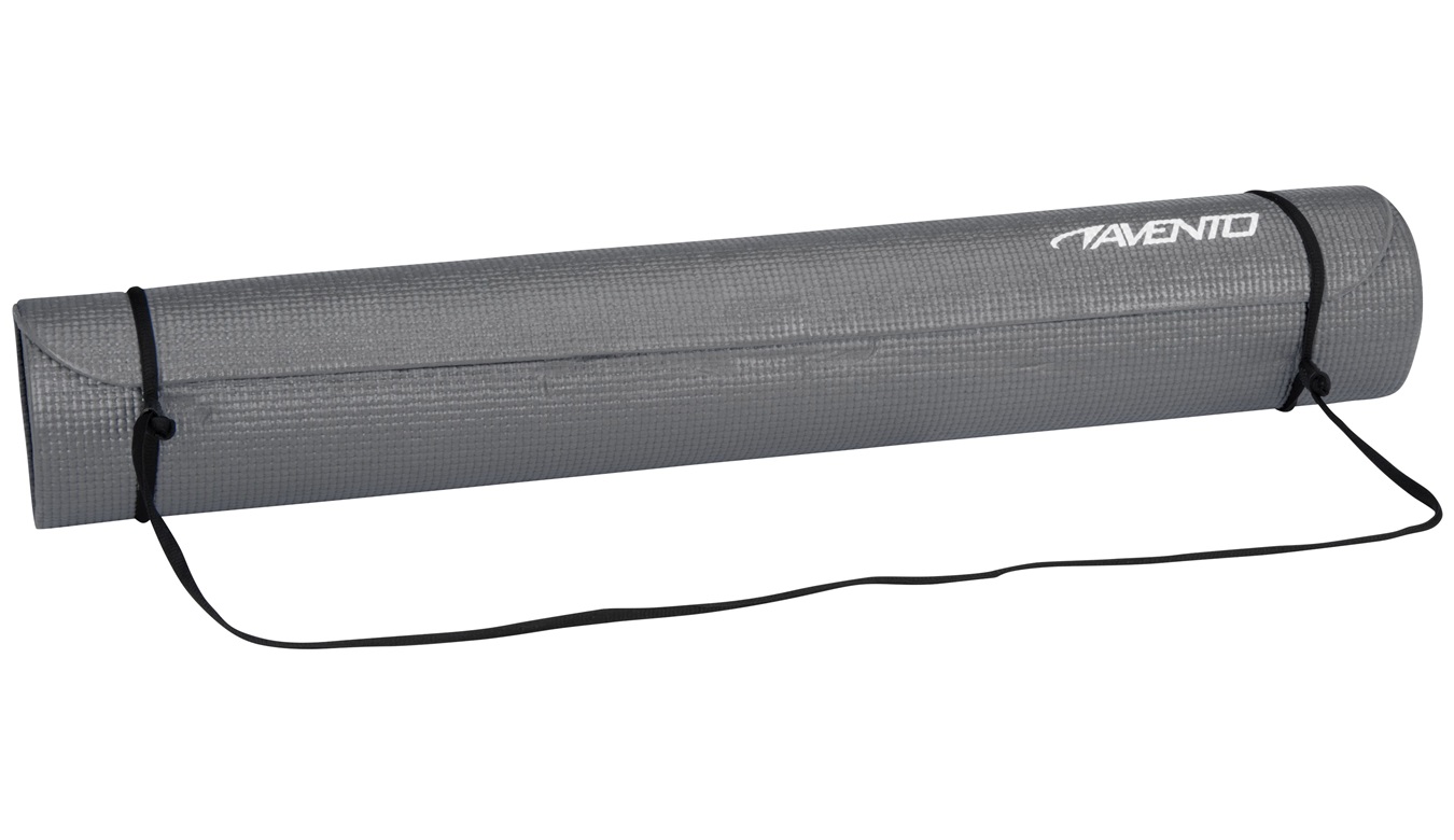 AVENTO Fitness/Yogamatta Basic grå - 3