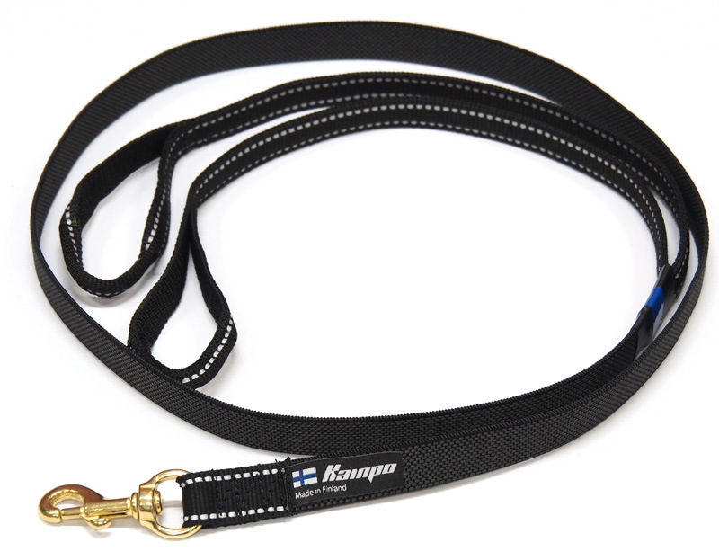Styrlina enkel 39e - ca 2 meter svart 