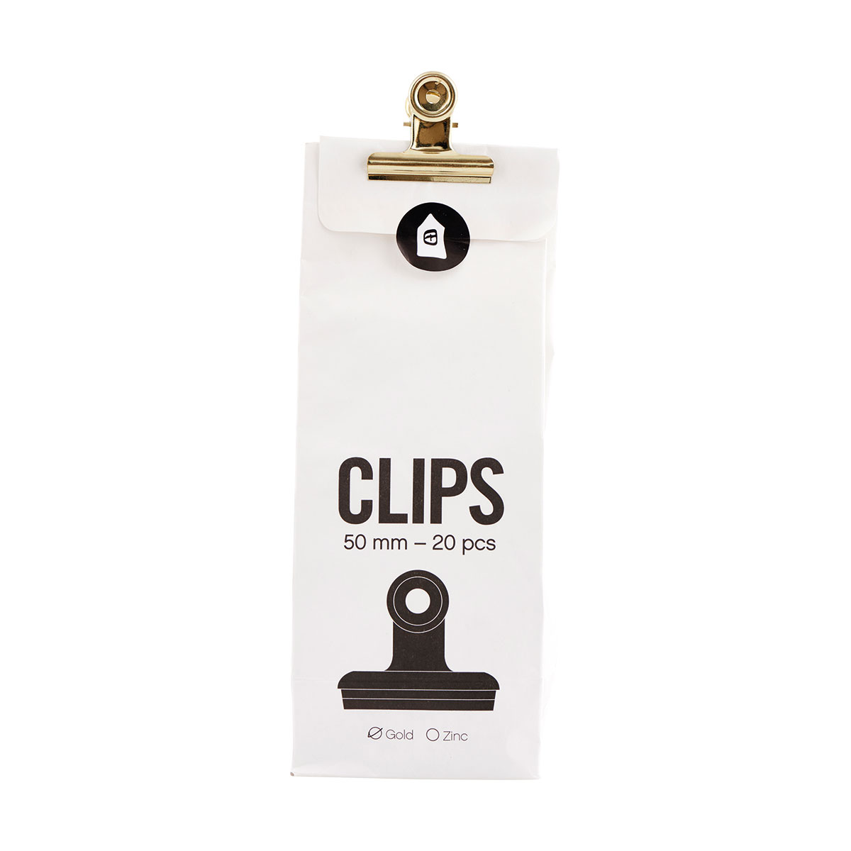 Pappersklämma 1 st OFFICE CLIP 5cm guld, House Doctor ...
