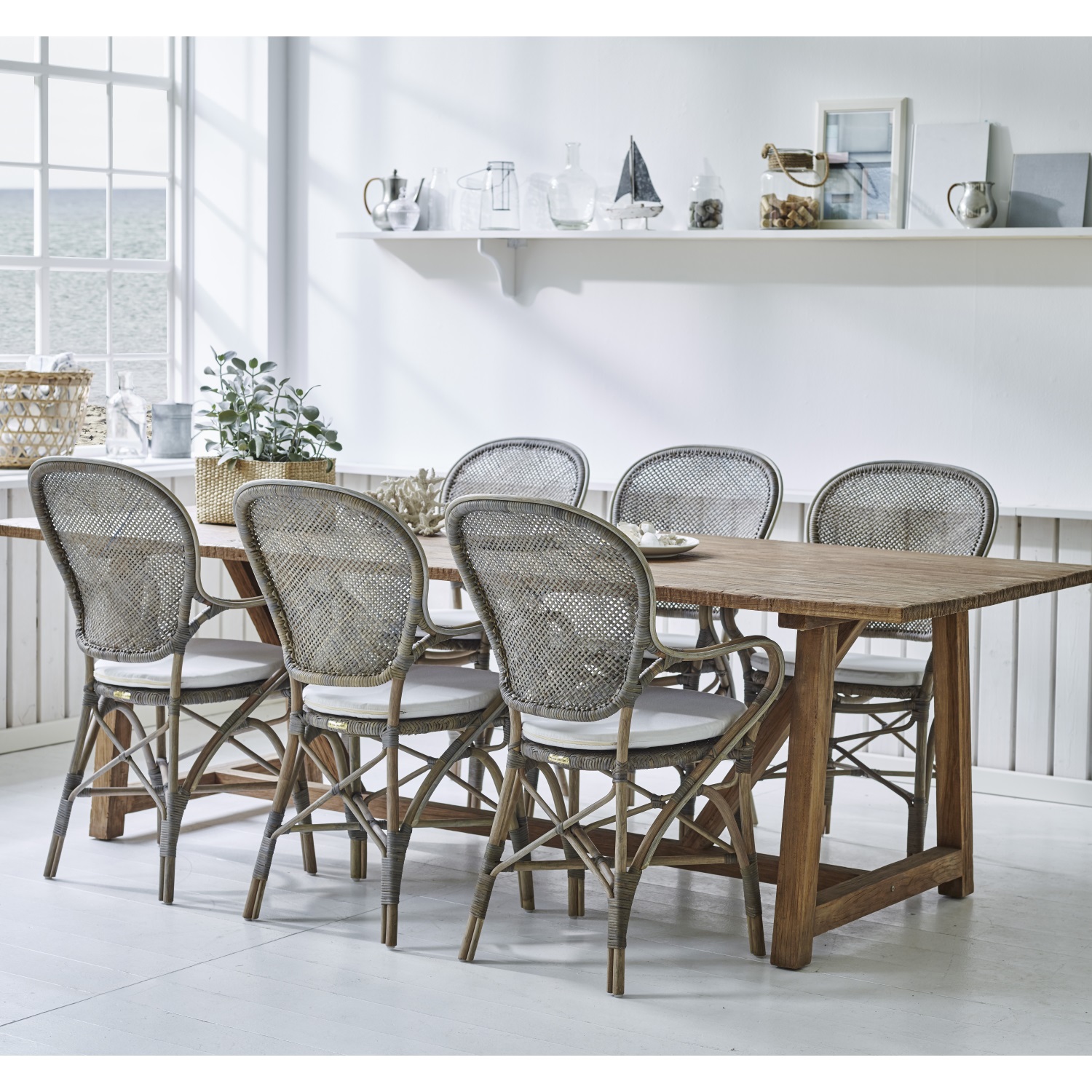 Matbord i teak 100 x 240 cm Lucas, Sika-Design - 3