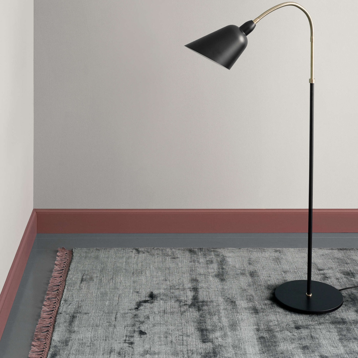 Viskosmatta ALMERIA 170 x 240 cm slate, Linie Design - 2