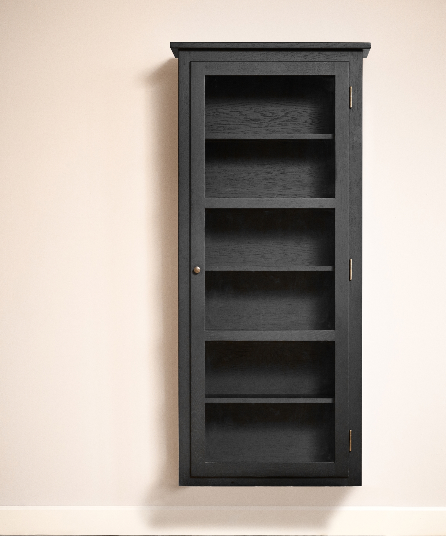 Vitrinskåp Vägghängt N4 Dark Oak  Lindebjerg Design - 4