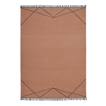 Ullmatta ANISYA 140 x 200 cm rouge, Linie Design
