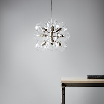 Tage 50 taklampa nickel, C/O Bankeryd