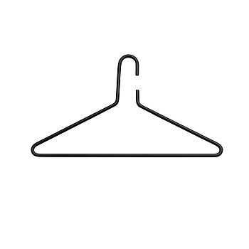 Galge svart metall TRIANGLE HANGER Essem Design