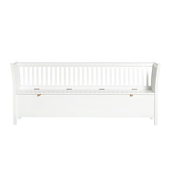 Kökssoffa/ slagbänk 194 cm vit, Oliver Furniture