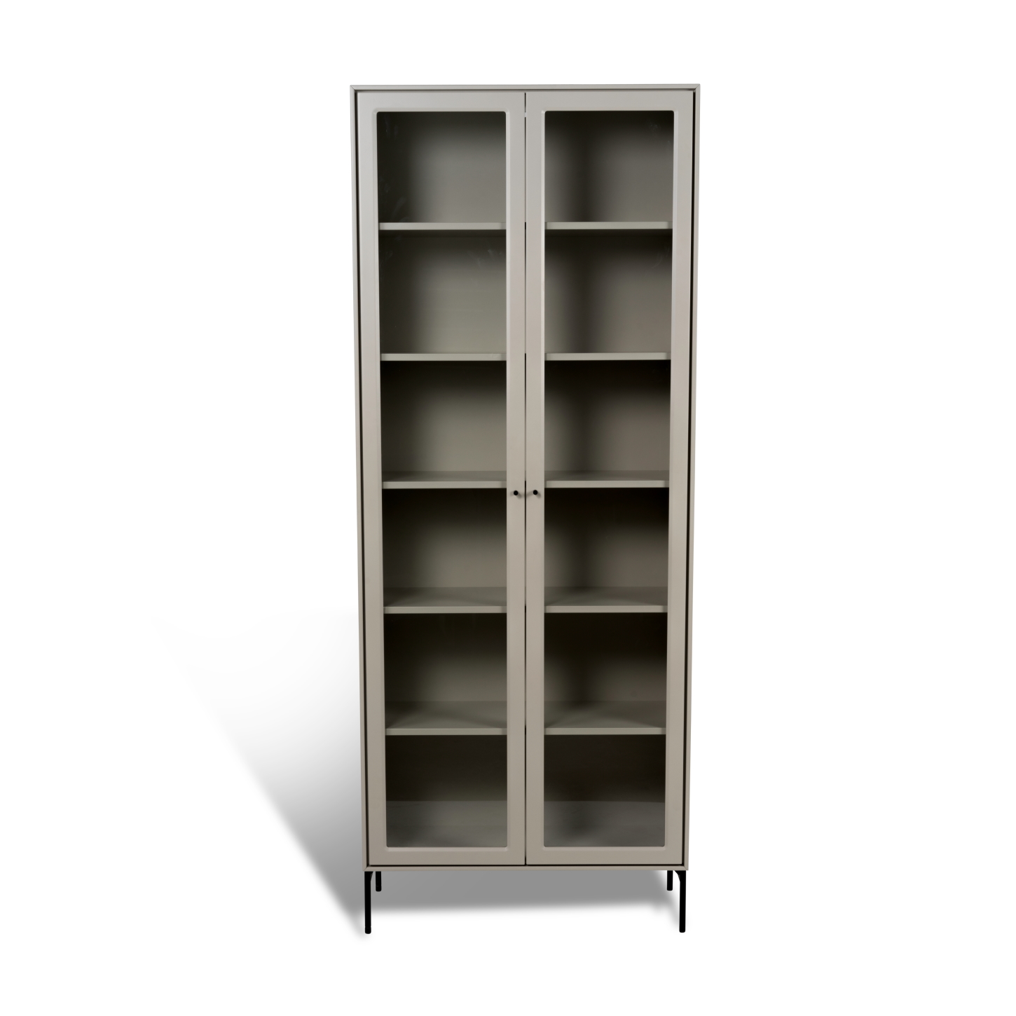 Vitrinskåp VOLT 190 cm  beige Mavis