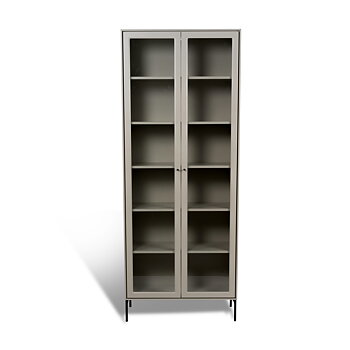 Vitrinskåp VOLT 190 cm  beige Mavis