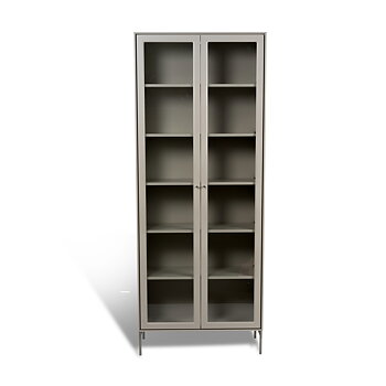 Vitrinskåp VOLT 190 cm  beige Mavis