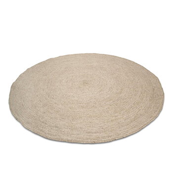 Rund ullmatta Merino oat 200 cm Classic Collection