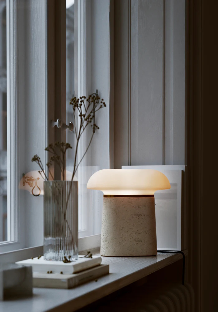 Nova bordslampa Traverin/mässing Woud - 3