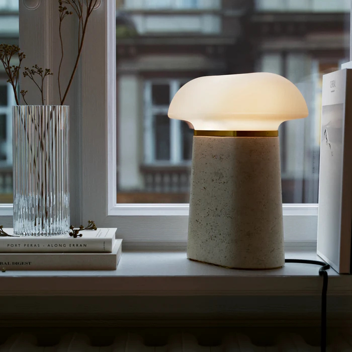 Nova bordslampa Traverin/mässing Woud - 2