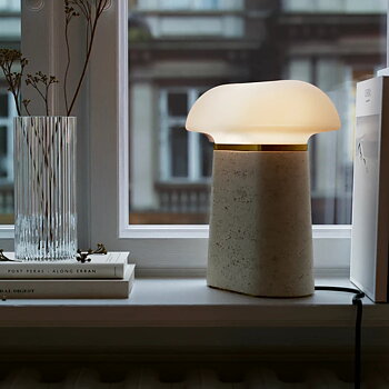 Nova bordslampa Traverin/mässing Woud