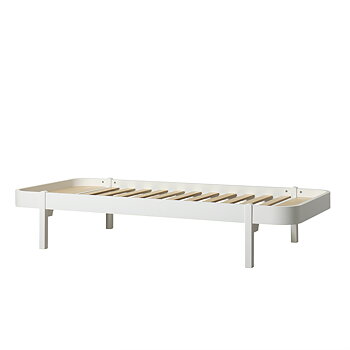  Wood Lounger 90 cm vit Oliver Furniture