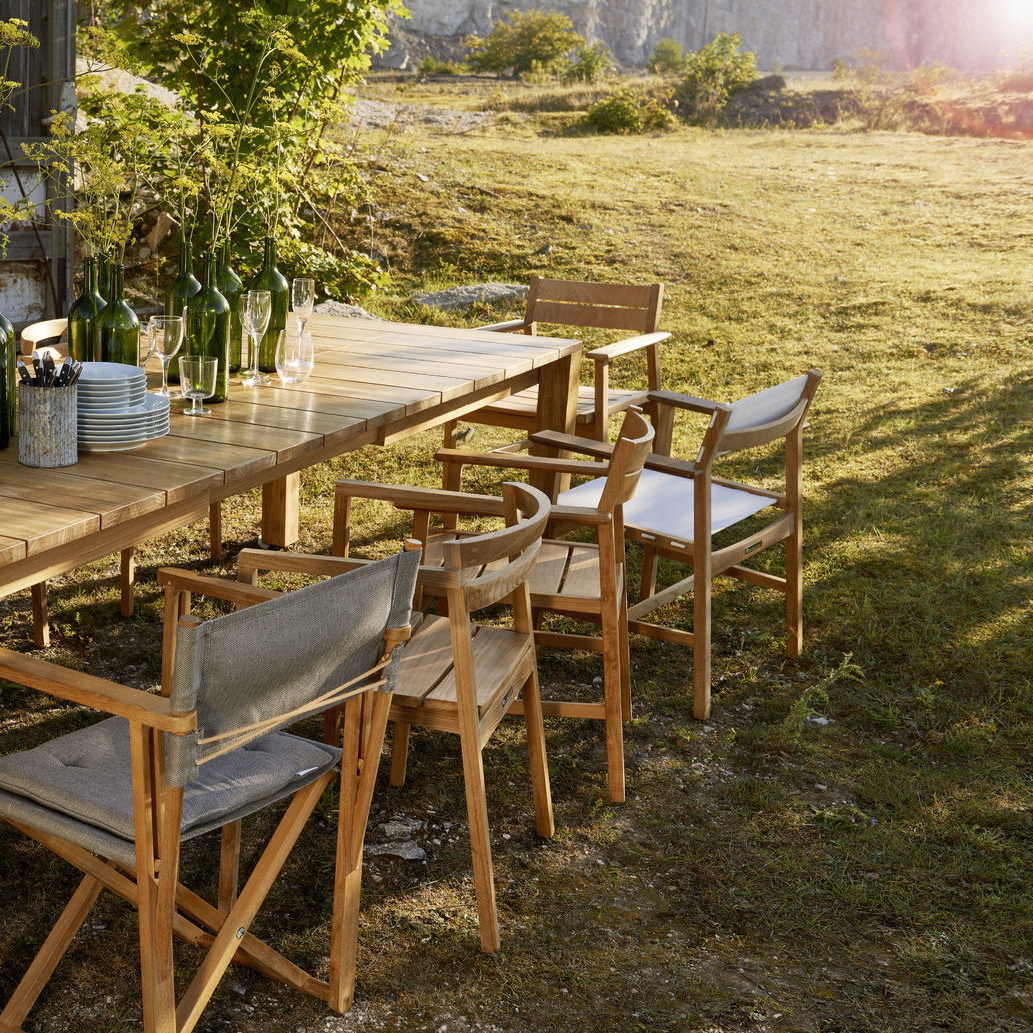 Djurö Armchair teak / textil, Skargaarden - 4