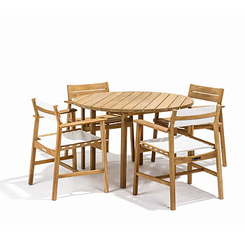 Djurö Armchair teak / textil, Skargaarden
