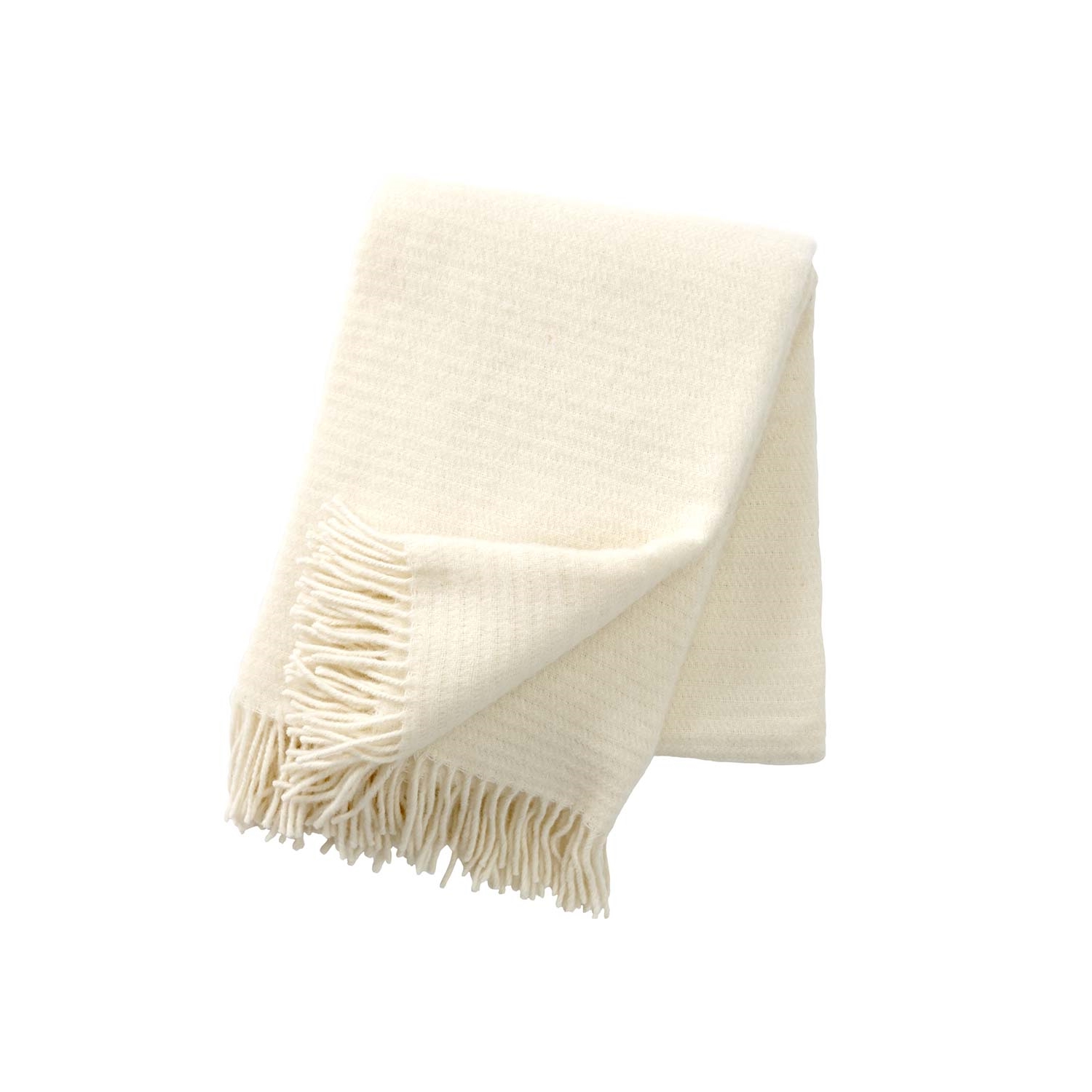 Ralph pläd Ivory, Klippan Yllefabrik