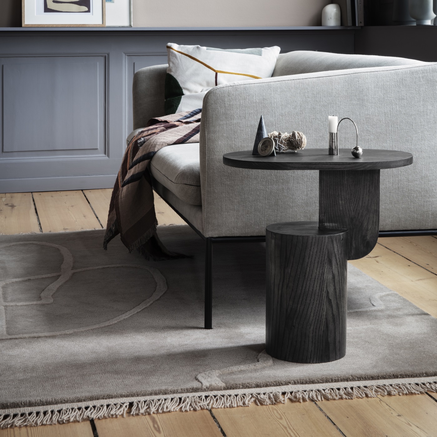 INSERT sidobord svart, Ferm Living - 3